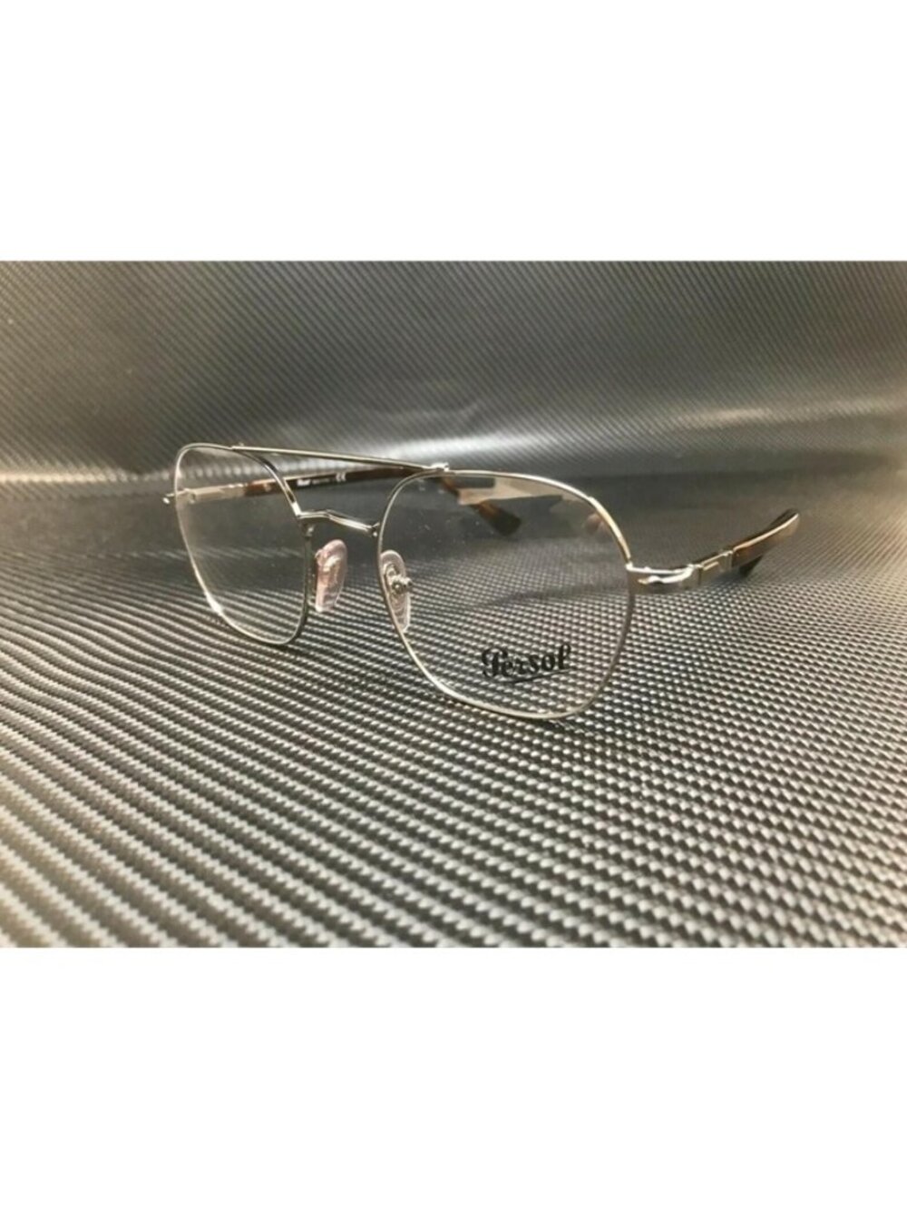 New Persol Men Gunmetal Eyeglasses 50- 20- 140
